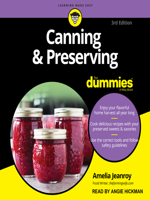 Cover image for Canning & Preserving for Dummies